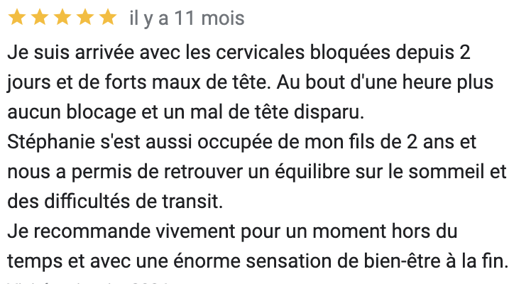 Avis 1 réflexologie palmaire réflexologie plantaire Stress Burn out Détente meilleur reflexologue Montpellier | Saint-Jean-de-Védas Stephanie Brisset